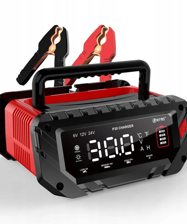 30 A P30 akumuliatorių įkroviklis LiFePO4 ir ličio akumuliatoriams, 6 V / 12 V / 24 V