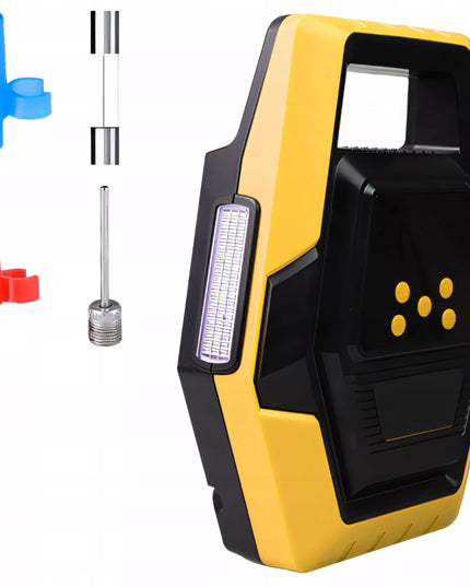 Automobilinis kompresorius, nešiojamas elektrinis oro siurblys, 12V LCD LED