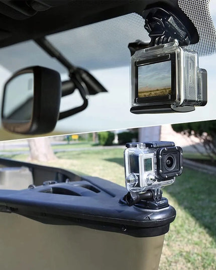 Alogy laikiklių, adapterių ir 3M lipnių tvirtinimo elementų rinkinys, skirtas GoPro ir DJI sportinėms kameroms