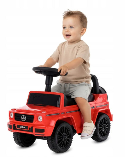 Vaikiškas paspirtukas Mercedes-Benz G 350d raudonas