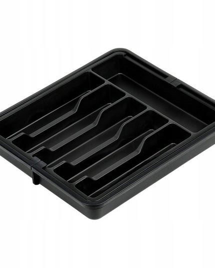 REGULIUOJAMAS įdėklas stalo įrankiams, peiliams, priedams į stalčių, prailginamas organizatorius