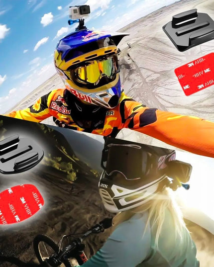 Alogy laikiklių, adapterių ir 3M lipnių tvirtinimo elementų rinkinys, skirtas GoPro ir DJI sportinėms kameroms