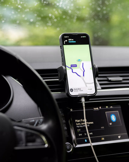 Automobilinis telefono laikiklis į oro groteles Spacecase