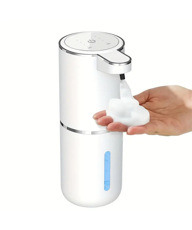 380 ml Vonios Skysčio Dozatorius – Automatinis Sieninis Dozatorius su Įkraunama Jutiklio Sistema, Skirtas Rankoms