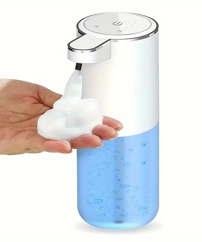 380 ml Vonios Skysčio Dozatorius – Automatinis Sieninis Dozatorius su Įkraunama Jutiklio Sistema, Skirtas Rankoms