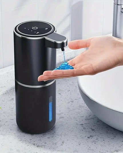 380 ml Vonios Skysčio Dozatorius – Automatinis Sieninis Dozatorius su Įkraunama Jutiklio Sistema, Skirtas Rankoms