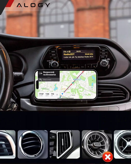 Magnetinis automobilinis laikiklis prietaisų skydeliui su MagSafe