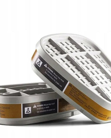 3M 6200 dažymo puskaukė - dulkių respiratorius su filtrais, originalus 3M komplektas