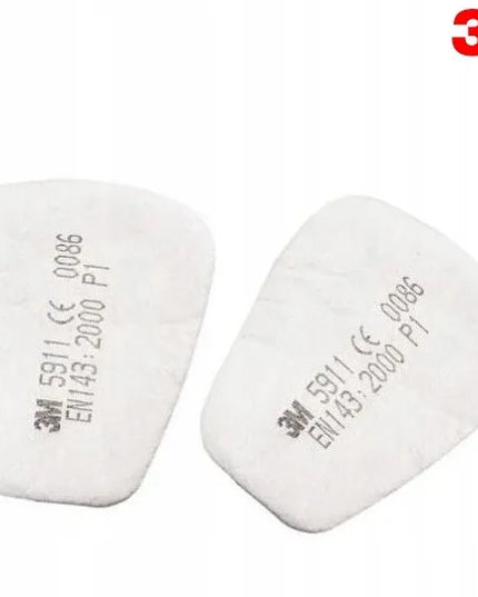 3M 6200 dažymo puskaukė - dulkių respiratorius su filtrais, originalus 3M komplektas