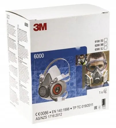 3M 6300 L puskaukė purškimui, pesticidams ir herbicidams, originali 3M