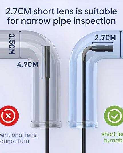 Inskam 4.3" IPS LCD Pramoninis Endoskopas – Patikimas Įrankis Automobilių Remontui