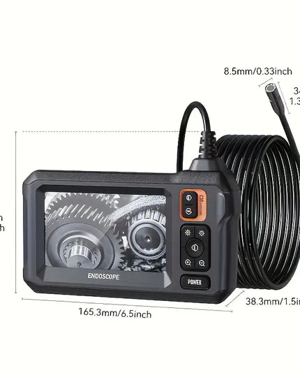 Inskam 4.3" IPS LCD Pramoninis Endoskopas – Patikimas Įrankis Automobilių Remontui