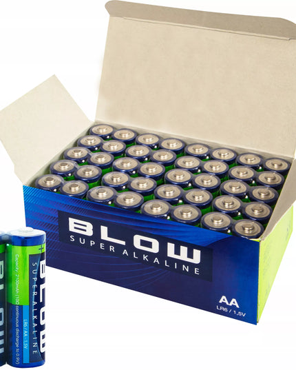 40 x Šarminės baterijos BLOW AA LR6 R6 rinkinys