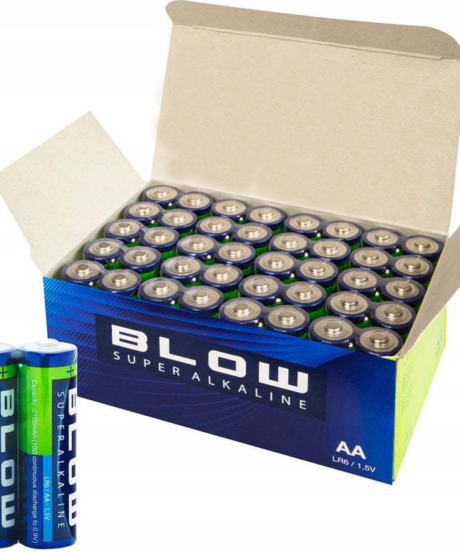 40 x Šarminės baterijos BLOW AA LR6 R6 rinkinys