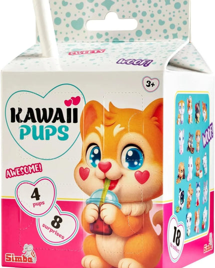 „Simba Kawaii Pups“ figūrėlės, 4 vnt. su priedais