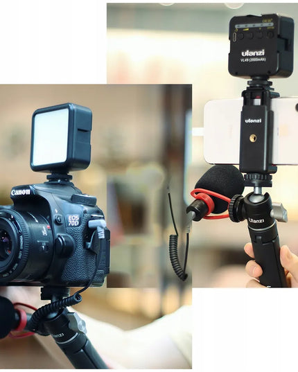 Mini stalo trikojis su universalia rutuline galvute VLOG, TikTok ir YouTube