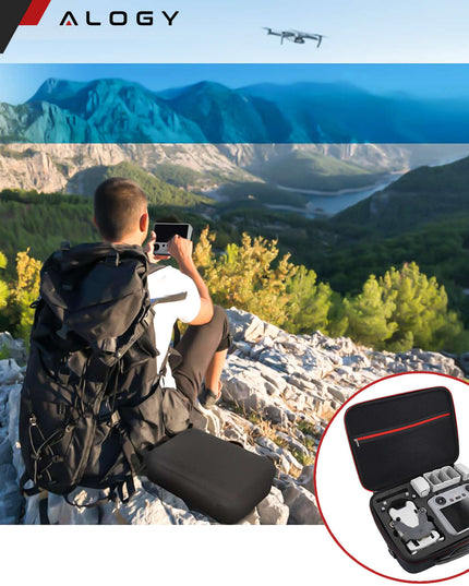 Vandeniui atsparus kietas dėklas dronui DJI Mini 4 Pro/Mini 3 Pro/Mini 3