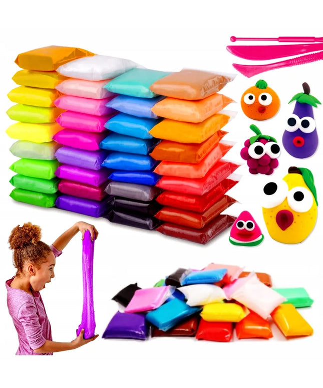 48 vnt. kūrybinio putų plastilino rinkinys EDU