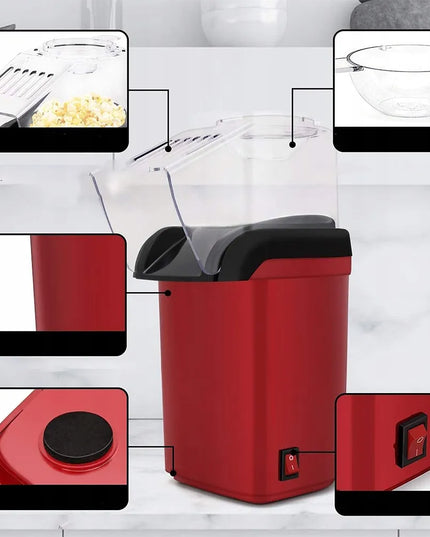Bedee Popcorn Machines 1200 W automatinis kukurūzų spragėsių gaminimo aparatas
