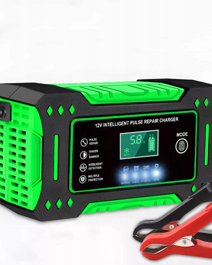 Automatinis automobilinis įkroviklis su akumuliatorių remonto funkcija 12V 24V