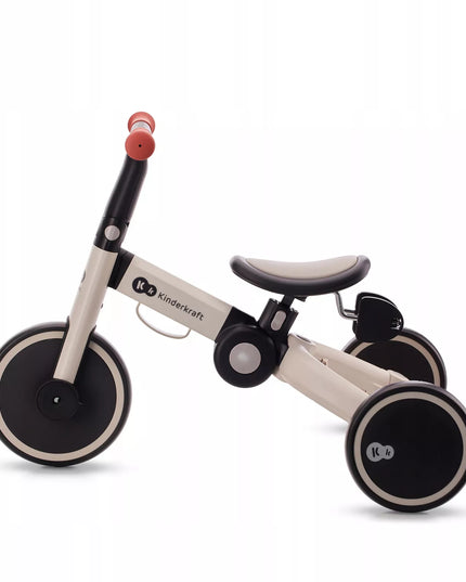 Kinderkraft 4TRIKE 3in1 balansinis triratukas ir paspirtukas, pilkas