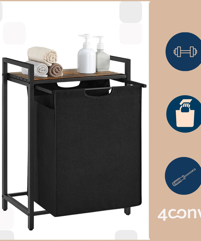 4CONVY skalbinių krepšys, laisvai pastatomas, vieno skyriaus, 65 l