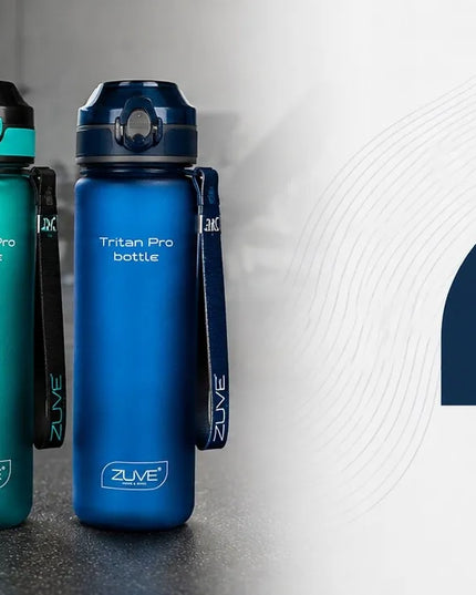 ZUVE Tritan ProBottle sportinė gertuvė vandeniui, 1 l, iš Tritan, be BPA