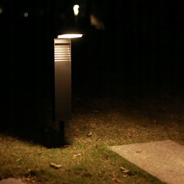 4x Saulės energija varomos lauko stovimos lempos 57cm Rinkinys tvirtų stulpelių