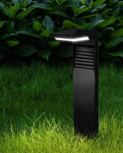4x Saulės energija varomos lauko stovimos lempos 57cm Rinkinys tvirtų stulpelių