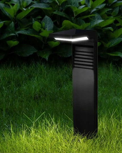 4x Saulės energija varomos lauko stovimos lempos 57cm Rinkinys tvirtų stulpelių