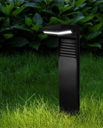 4x Saulės energija varomos lauko stovimos lempos 57cm Rinkinys tvirtų stulpelių