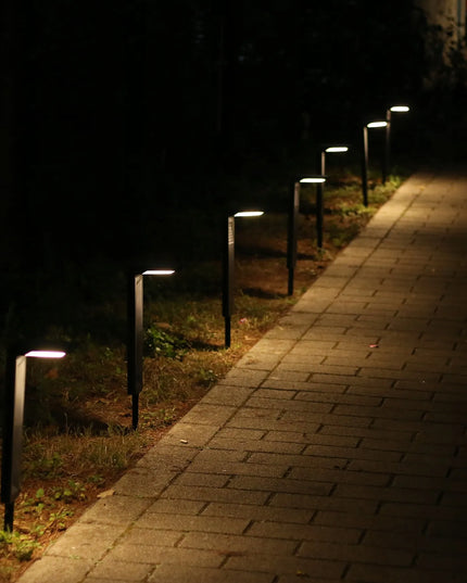 4x Masterled pastatomos LED saulės energija maitinami sodo šviestuvai, 41 cm, juodi