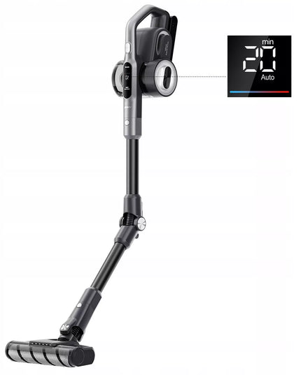 5 viename belaidis vertikalus dulkių siurblys Jimmy H8 Flex 185AW 550W LED