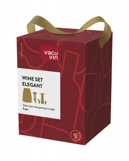 5-in-1 vyno rinkinys VACU VIN Elegant stilingoje pakuotėje