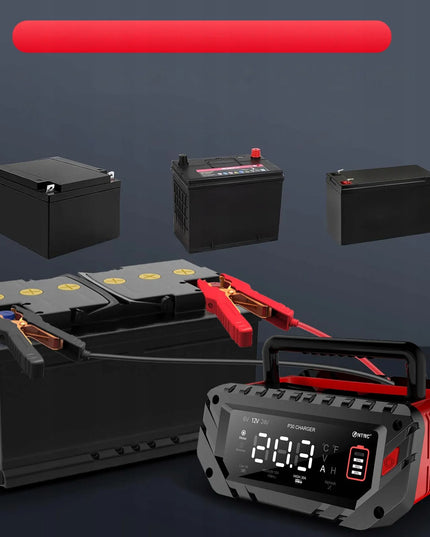 30 A P30 akumuliatorių įkroviklis LiFePO4 ir ličio akumuliatoriams, 6 V / 12 V / 24 V