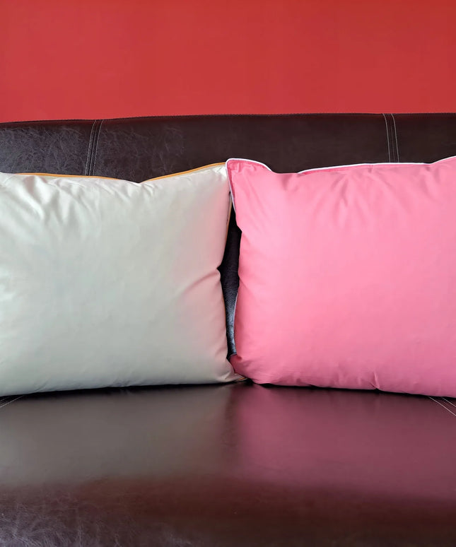 50x60 cm pagalvė su pūkais ir plunksnomis, 1 kg, 100% medvilnė