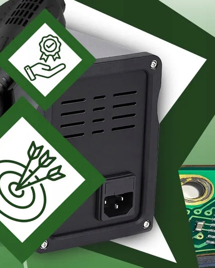 RETOO ER1206 plastiko suvirinimo stotis „Hot Air“, 750 W, 4 antgaliai, 6 plastiko užpildo strypai