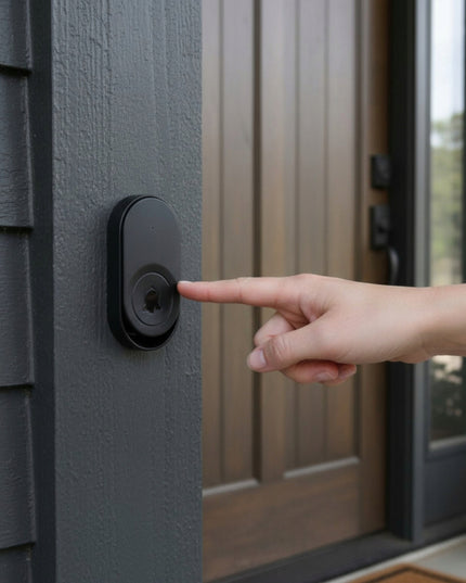 Belaidis durų ir vartelių skambutis, lauko, atsparus vandeniui, su USB baterija