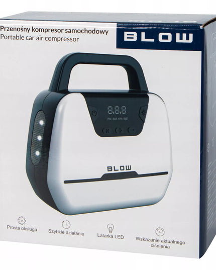 Automobilinis kompresorius, oro pompa, nešiojama elektrinė dviračių pompa 12V