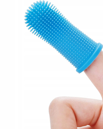 SILIKONINIS ŠEPETĖLIS DANTŲ VALYMUI ŠUNIUKUI SAUGUS