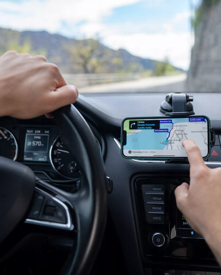 AUTOMOBILINIS TELEFONO LAIKIKLIS ANT PRIETAISŲ SKYDELIO STIPRUS