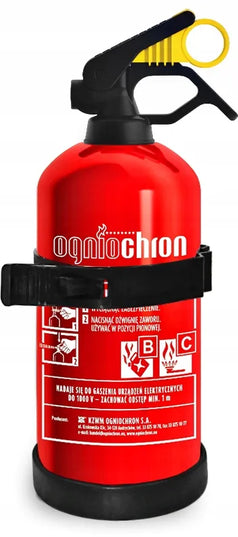 2 × Ogniochron automobilinis gesintuvas BC, 1 kg, su laikikliu