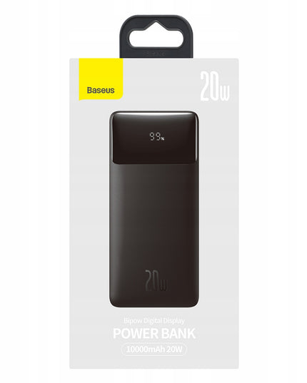 BASEUS Powerbank'as 10000mAh 20W PD 2x USB USB-C 3A QC 3.0 Greitas, Saugus