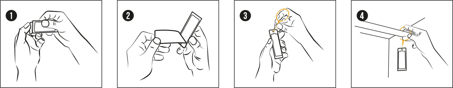 Skystis Drabužių Kandims Pakabukas Levandų NO PEST (10 vnt)