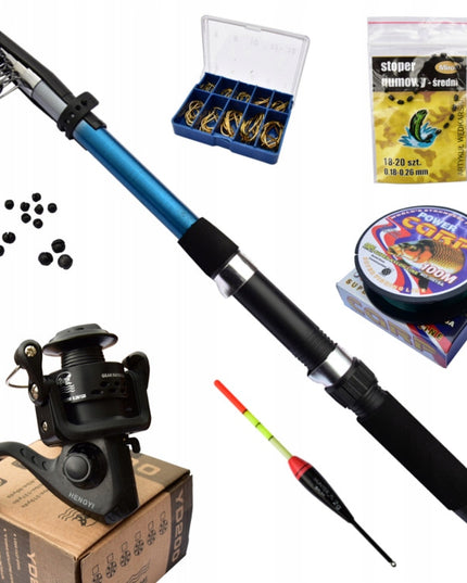 Žvejybos rinkinys Meškerė Ritė ir aksesuarai