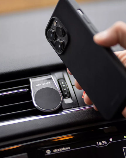 Magnetinis automobilinis telefono laikiklis į ventiliacijos groteles Spacecase