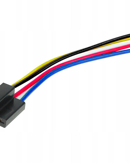 5 vnt. Automobilinis relė + 5 kontaktų lizdas 4120 12V 40A Universalus pajungimo laidas