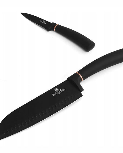 6 dalių peilių rinkinys Berlinger Haus Black Rosegold BH-2337