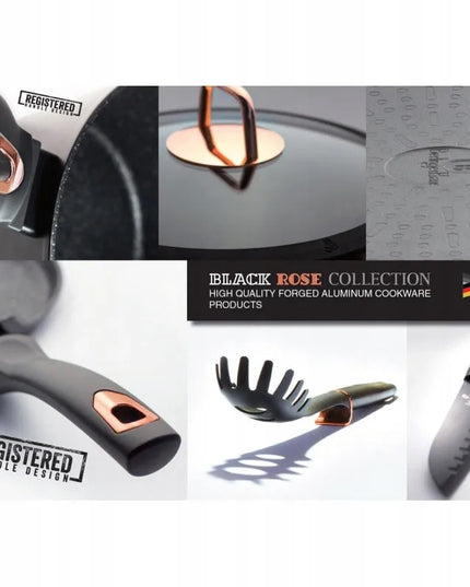 6 dalių peilių rinkinys Berlinger Haus Black Rosegold BH-2337