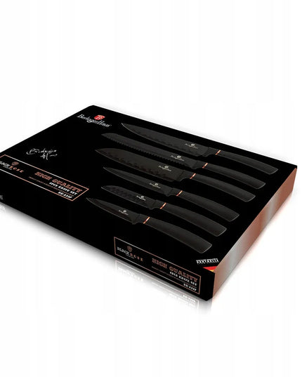 6 dalių peilių rinkinys Berlinger Haus Black Rosegold BH-2337